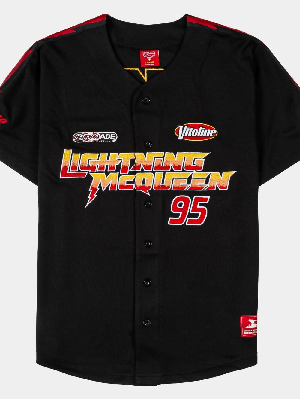 Lightning McQueen 95 Black Baseball Jersey